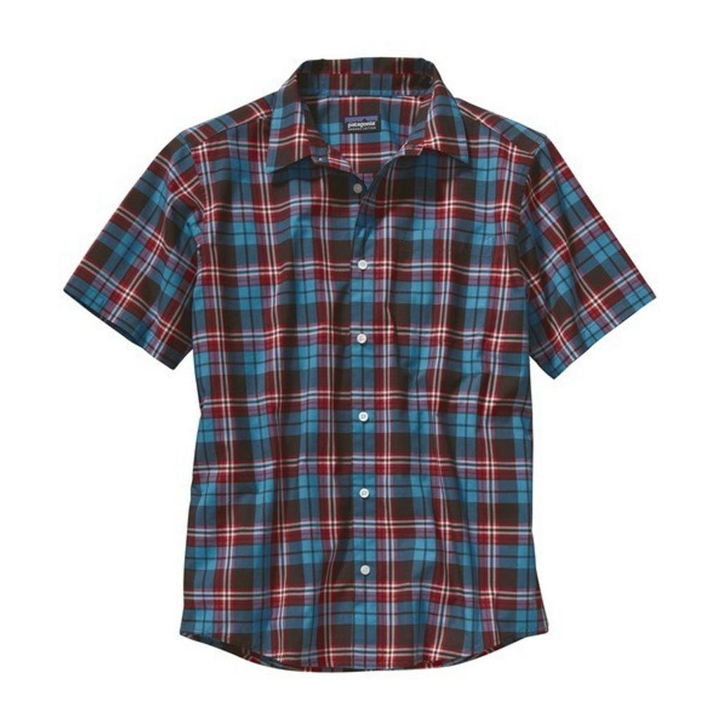 Patagonia Fezzman Plaid Short Sleeve Button Down Shirt Men's M - Picture 2 of 6
